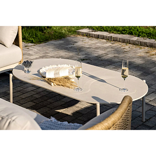 Лаунж-зона 4SIS Аликанте, цвет соломенный, садовая мебель