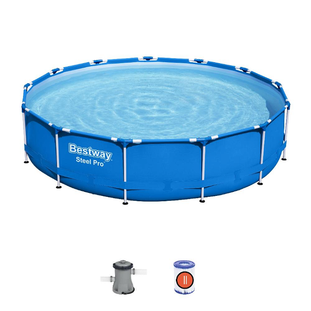 Бассейн каркасный Bestway Steel Pro Ø396 х 84 для серфинга
