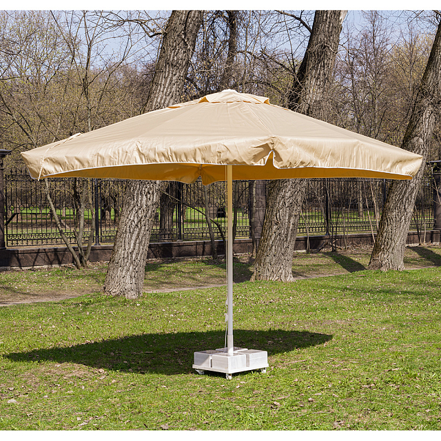 Зонт Lite Mistral 300 квадратный с воланом Цвет: бежевый 