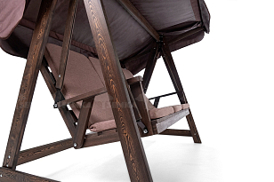 Качели Semka Floresta wenge лиственница, садовая мебель