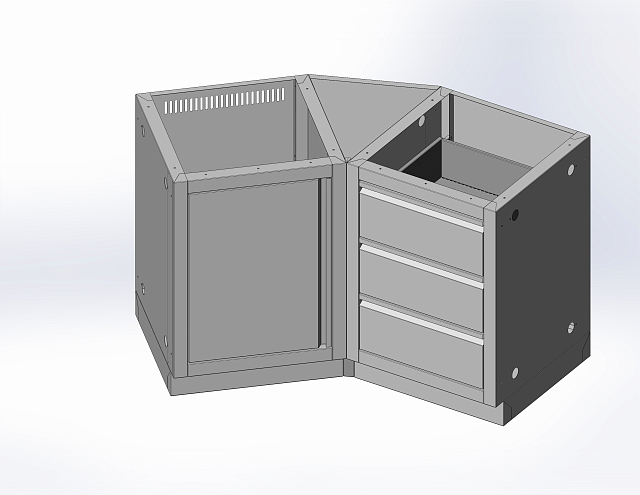 Комплект для перехода на угол 45 гр Napoleon