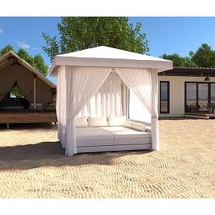 Беседка Leda Пляжная c крышей, уличное оборудование
