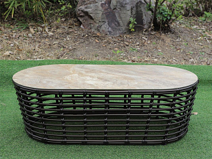 Журнальный столик 4SIS Валенсия, цвет бронзовый, садовая мебель