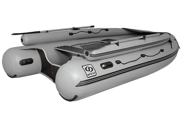 Лодка ПВХ Фрегат 390 F серая