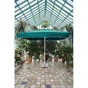 Зонт Lite Mistral 300 квадратный с воланом Цвет: темно-зеленый, садовая мебель