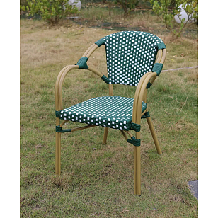 Стул 4SIS Кабри цвет бежевый / зелено-белый, садовая мебель