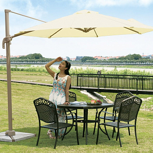 Дачный зонтик Garden Way Miami Beige, садовая мебель