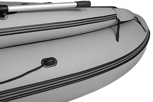 Лодка ПВХ Фрегат 350 F серая для хобби и пикника