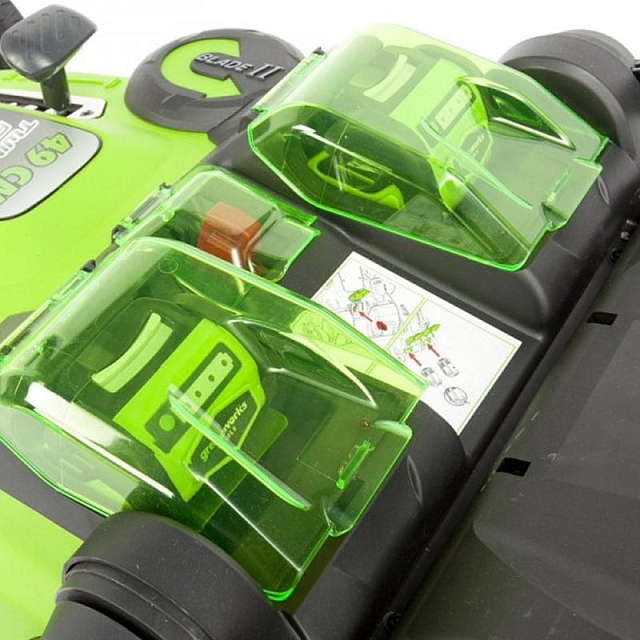 Газонокосилка аккумуляторная 49 см Greenworks 40V G40LM49DB TwinForce 