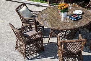 Кресло 4SIS Латте, цвет коричневый, садовая мебель