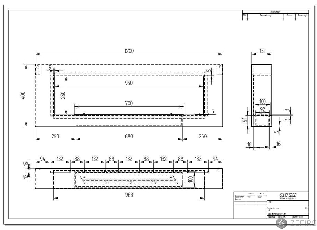 Биокамин ZeFire Orion White 1200