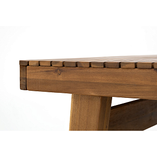 Стол обеденный раздвижной из акации Joygarden Mona 179/263 см, садовая мебель