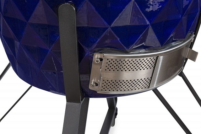 гриль керамический diamond egg xl цвет: синий