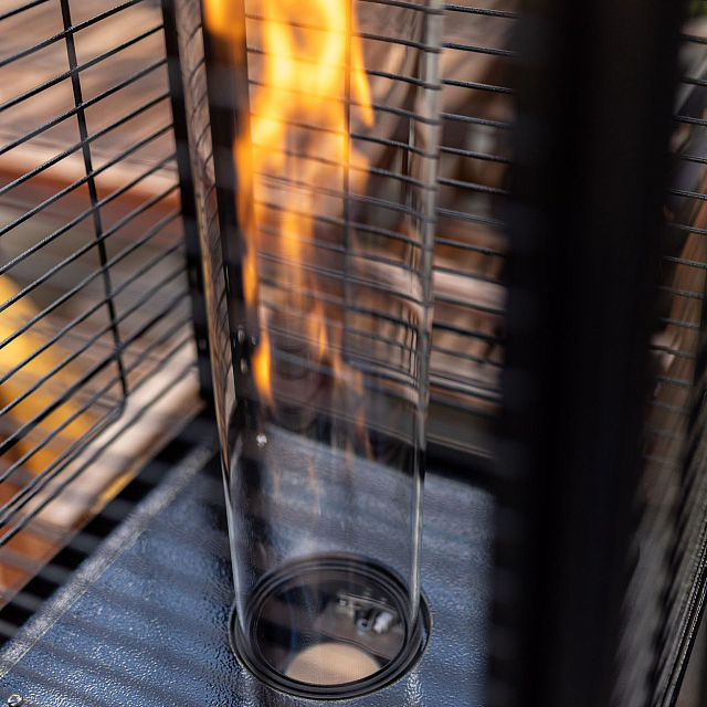 Уличный газовый обогреватель La Hacienda P1 All black 