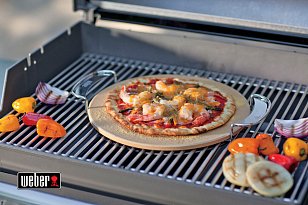 Камень для выпечки пиццы пиццы Weber GBS для приготовления пищи Камень для выпечки пиццы пиццы Weber GBS для сада