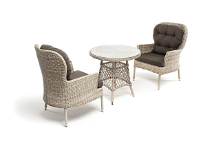 Кофейный комплект 4SIS Алиса Цвет: бежевый для дачи Кофейный комплект 4SIS Алиса Цвет: бежевый, садовая мебель