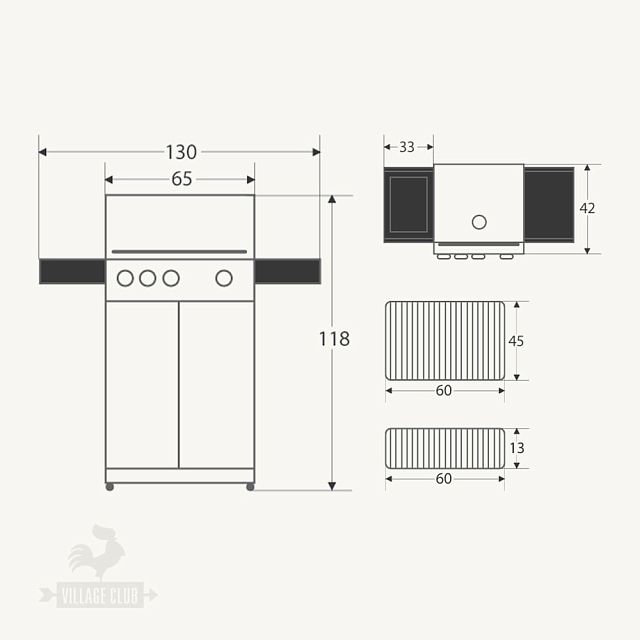 Гриль газовый Napoleon Rogue 425 SIBPSS