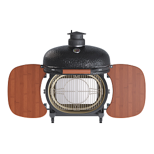 гриль керамический kaminex forno черный для дачи