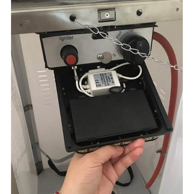 Уличный газовый обогреватель Neoclima 08HW-BL (C LED-ПОДСВЕТКОЙ) 
