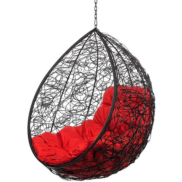 Подвесное кресло Bozollo Goccia Nero (без стойки) 