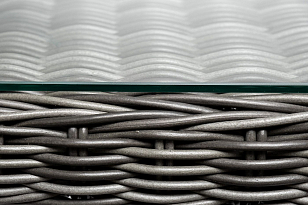 Обеденная группа 4SIS Амароне на 6 персоны, цвет графит, садовая мебель