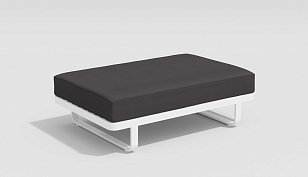 Лаунж зона Gardenini Hacienda Белый / Антрацит для дачи Лаунж зона Gardenini Hacienda Белый / Антрацит, садовая мебель