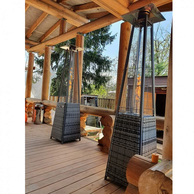 Уличный газовый обогреватель WWT 13I Rotang Grey 