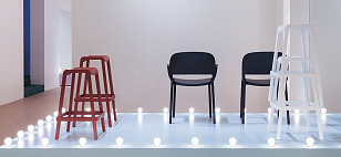 Табурет барный Pedrali Dome Цвет: светло-зеленый для дачи Табурет барный Pedrali Dome Цвет: светло-зеленый, садовая мебель