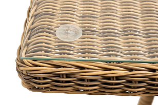 Обеденная группа 4SIS Катания на 6 персон , цвет соломенный, садовая мебель