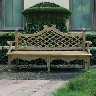 Скамейка из тика Lite Pahang, садовая мебель