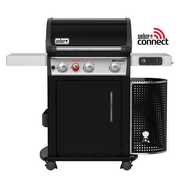 гриль газовый weber spirit epx-325s premium gbs, черный