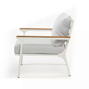 Кресло Joygarden Concorde белое для дачи Кресло Joygarden Concorde белое, садовая мебель