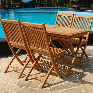 Тиковая мебель Lite Bari комплект, садовая мебель