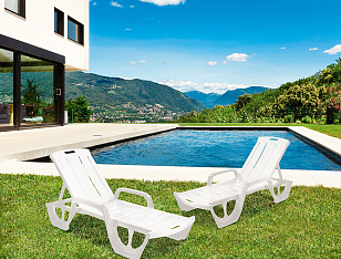 Шезлонг садовый Keter Florida капучино для дачи Шезлонг садовый Keter Florida капучино, садовая мебель