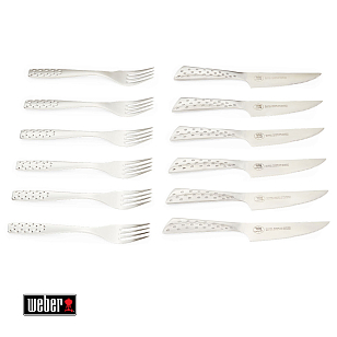 Столовые приборы Weber для стейка Deluxe 12 шт. для сада