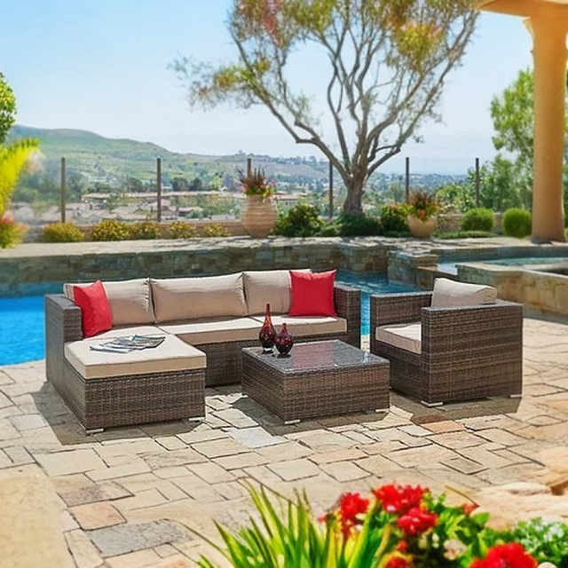 Комплект мебели из искусственного ротанга Lite Augostina Light Brown 