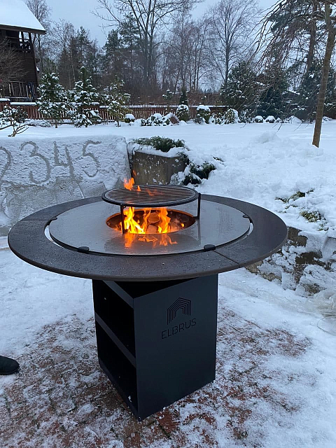 Гриль-очаг Elbrus Home Казбек Ø85 (Термостойкая эмаль)