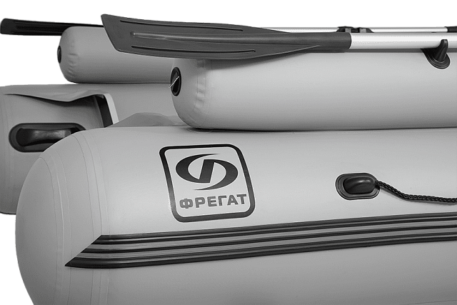 Лодка ПВХ Фрегат 390 F серая