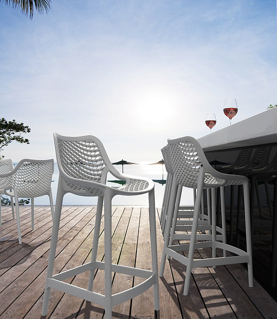 Стул полубарный Siesta Contract Air Bar 75 Цвет: белый 