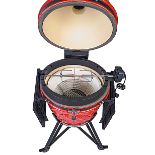 гриль керамический diamond egg xl pro цвет: красный для приготовления пищи гриль керамический diamond egg xl pro цвет: красный для дачи