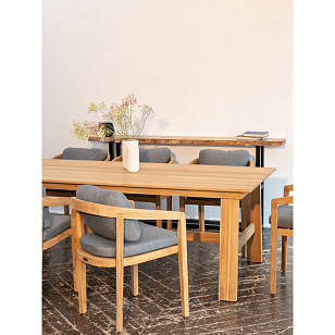 Обеденная группа из тика Joygarden Vento L, садовая мебель