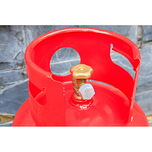 Газовый баллон 27 л НЗГА с вентилем ВБ-2 (с предохранительным клапаном), уличное оборудование