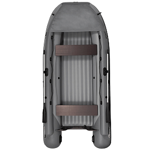 Лодка ПВХ Фрегат 420 Air F (НДНД) серая для отдыха за городом Лодка ПВХ Фрегат 420 Air F (НДНД) серая для хобби и пикника