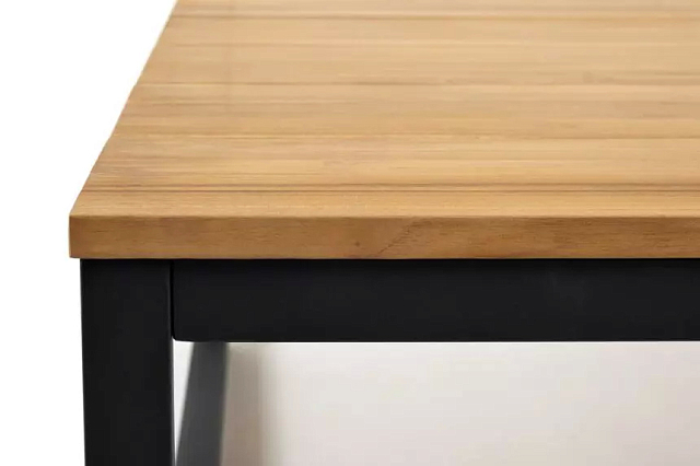 Кофейный стол из алюминия Joygarden Horizon квадратный 