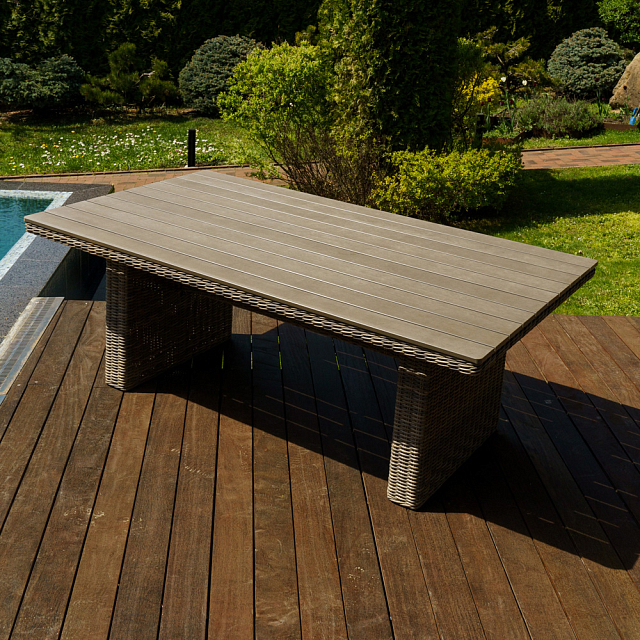 Лаунж стол Lite Venezia 180 коричневый 