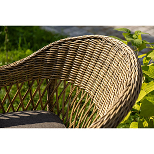 Обеденная группа 4SIS Дольче, цвет соломенный для дачи Обеденная группа 4SIS Дольче, цвет соломенный, садовая мебель