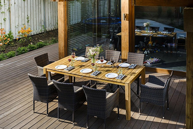 Обеденная группа Joygarden Aura на 8 персон с креслами 