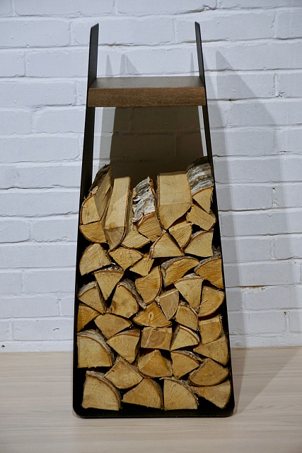 Дровник Grey stone Woodbox slim L