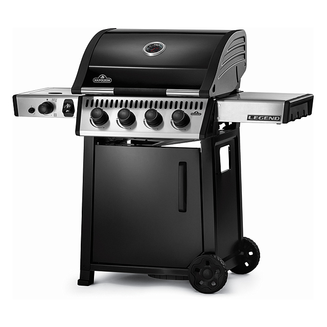 гриль газовый napoleon legend-425 sib (с ик горелкой 2/3)