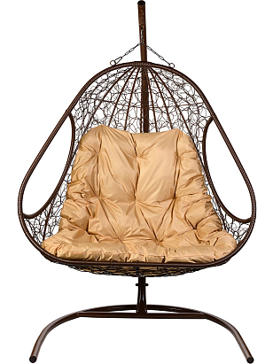 Подвесное кресло Bozollo Arioso Marrone, садовая мебель